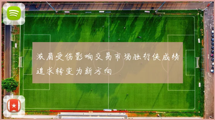 浓眉受伤影响交易市场独行侠成绩追求转变为新方向